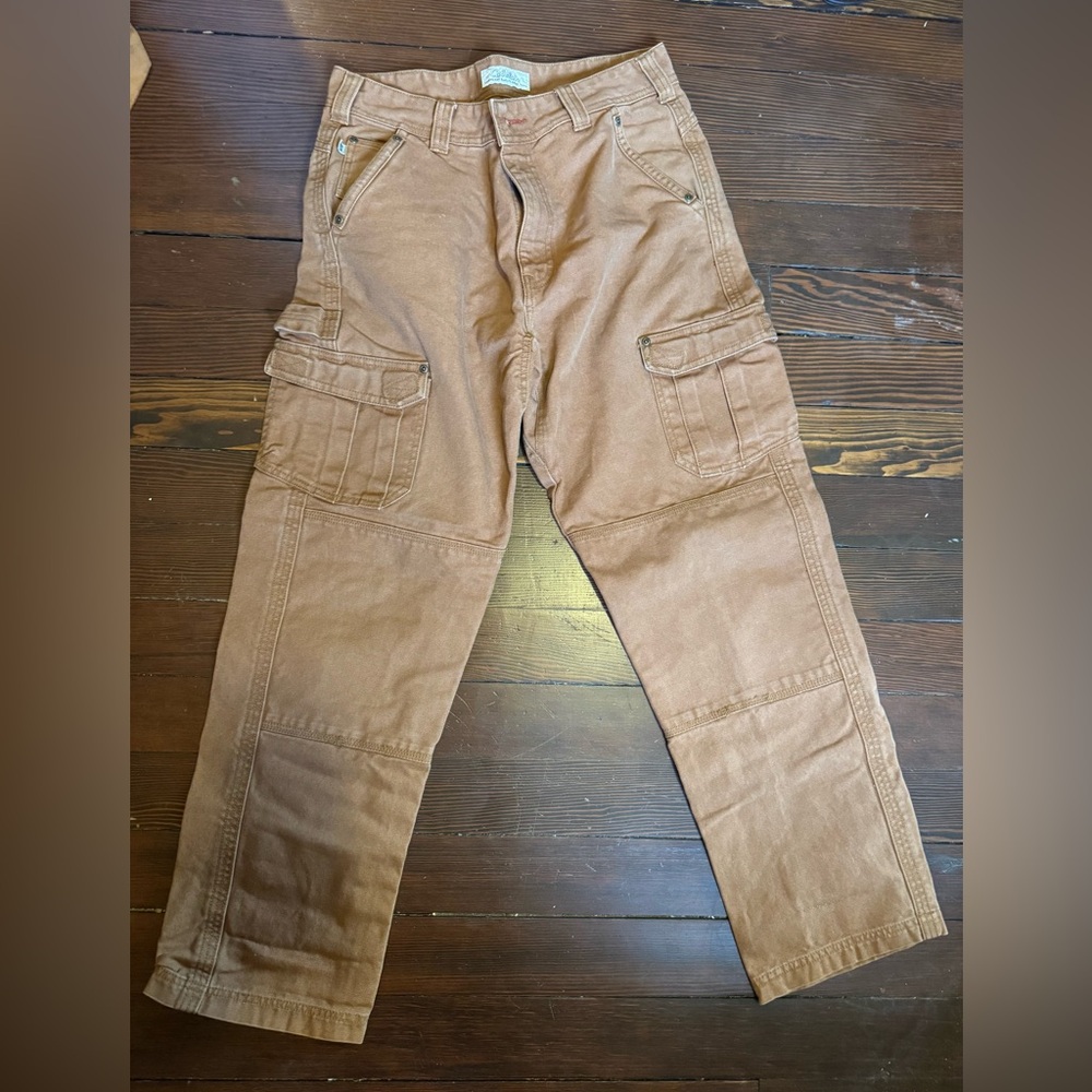Cabela's Brown Double Knee Cargo Pants for Men